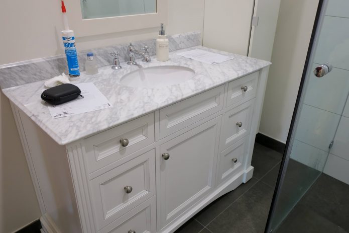 Walters Ave Airport West bathroom vanity